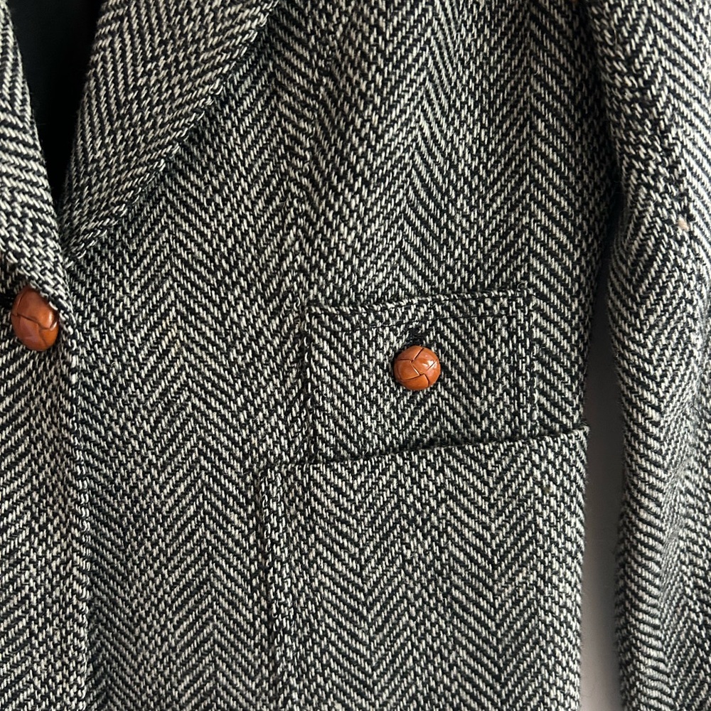 Smythe Grey Tweed Women's Blazer - Picture 9 of 9